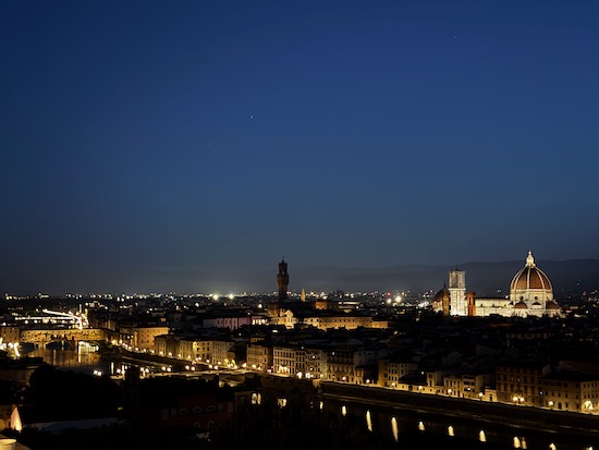 Florence Duomo in the dark at the start of Florence Rome Florence 2026