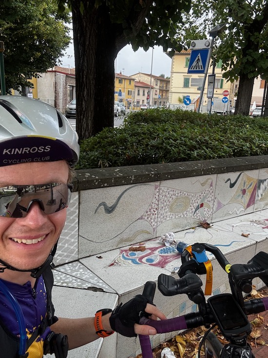 Giving the storm a minute to decide what it's going to do in Cerbaia during Florence Rome Florence 2026